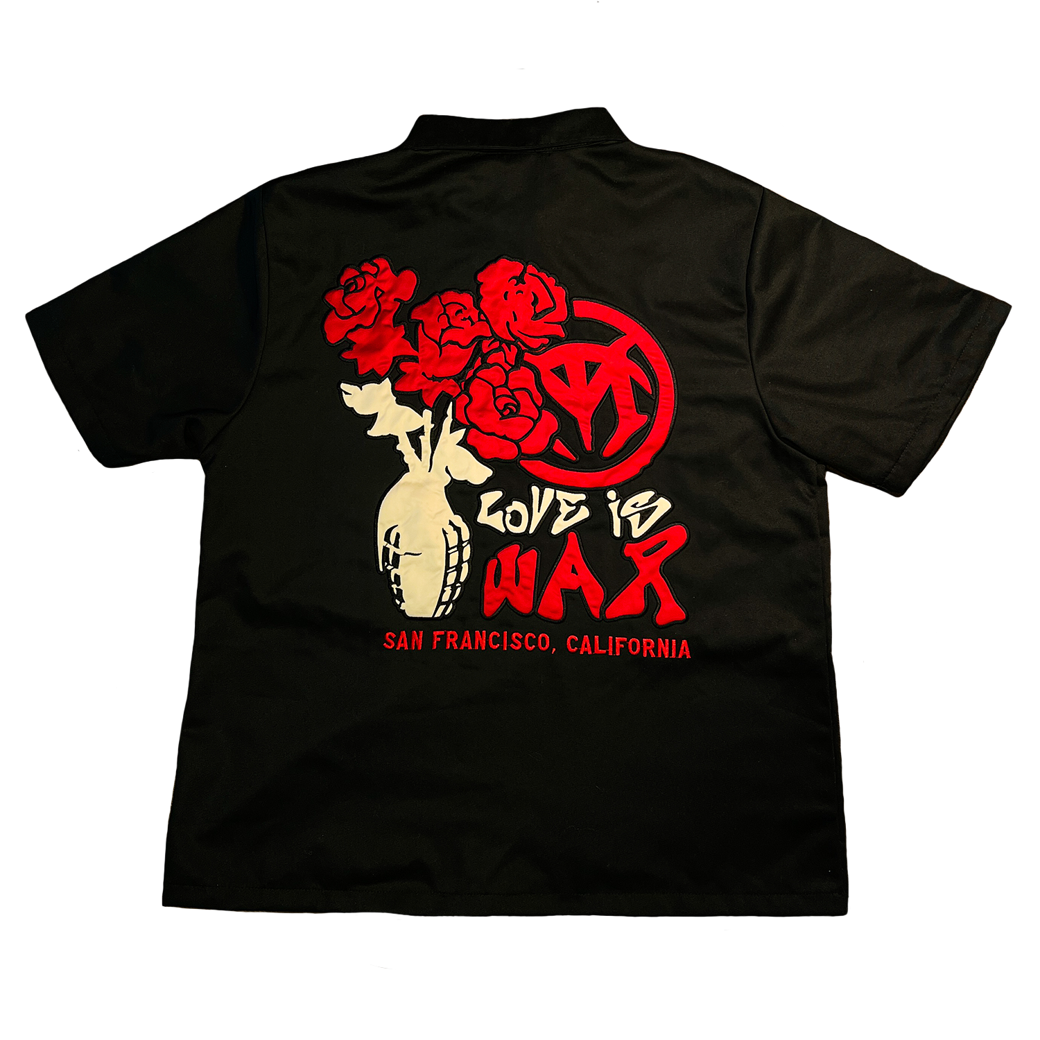 LoveisWar Half-Zip Work Shirt