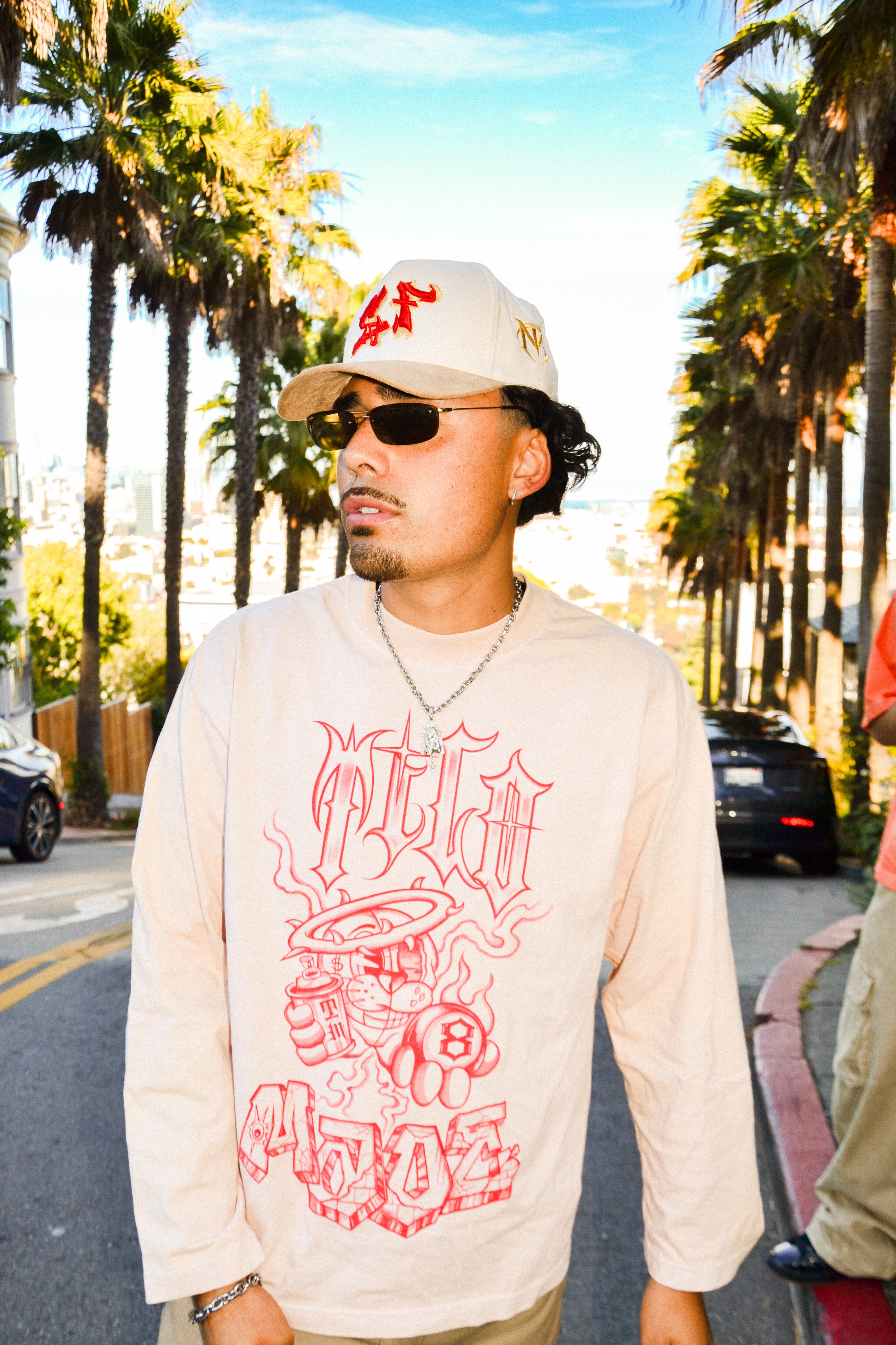 SF GRAFFITI HAT 'Red & Gold'